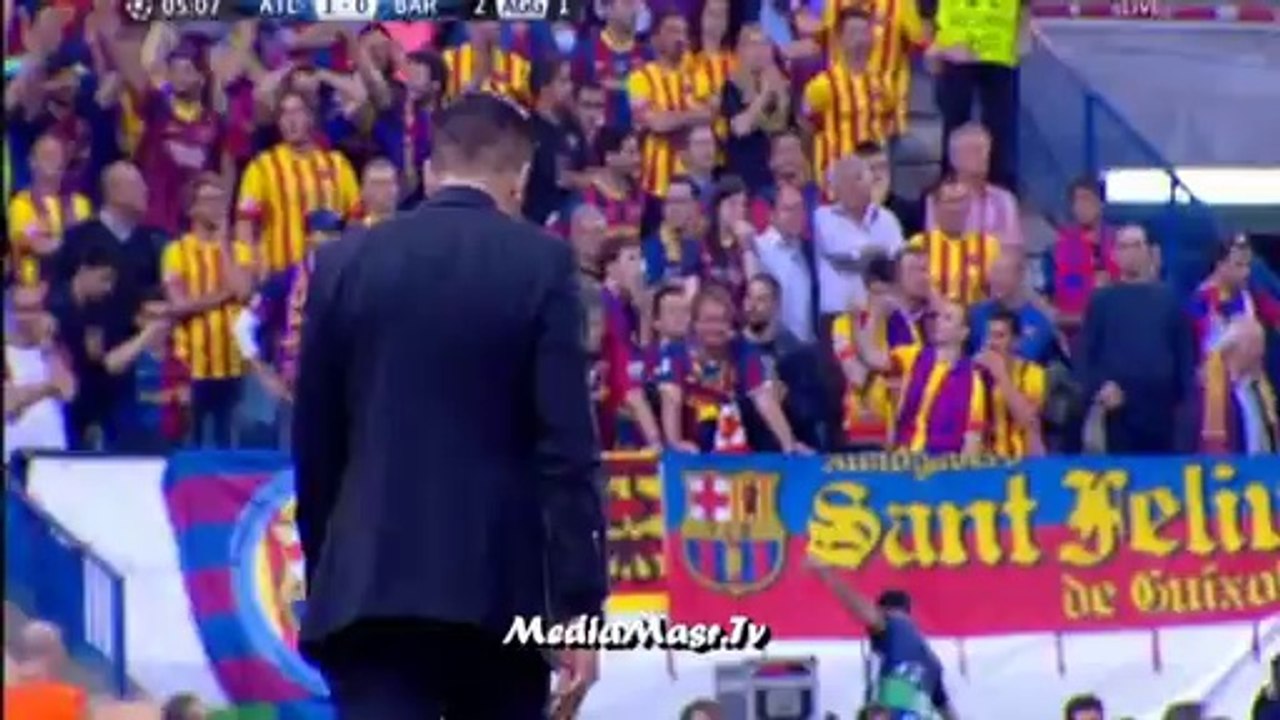 هدف أتلتيكو مدريد الأول في برشلونة - دوري أبطال أوروبا - 9/4/2014