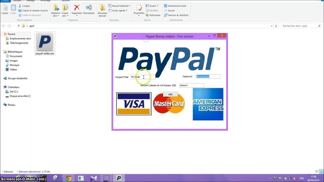 Original Paypal  Adder 2014 -FREE-