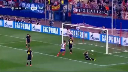 Koke Goal (1:0) Atlético Madryt - FC Barcelona (09.04.2014)