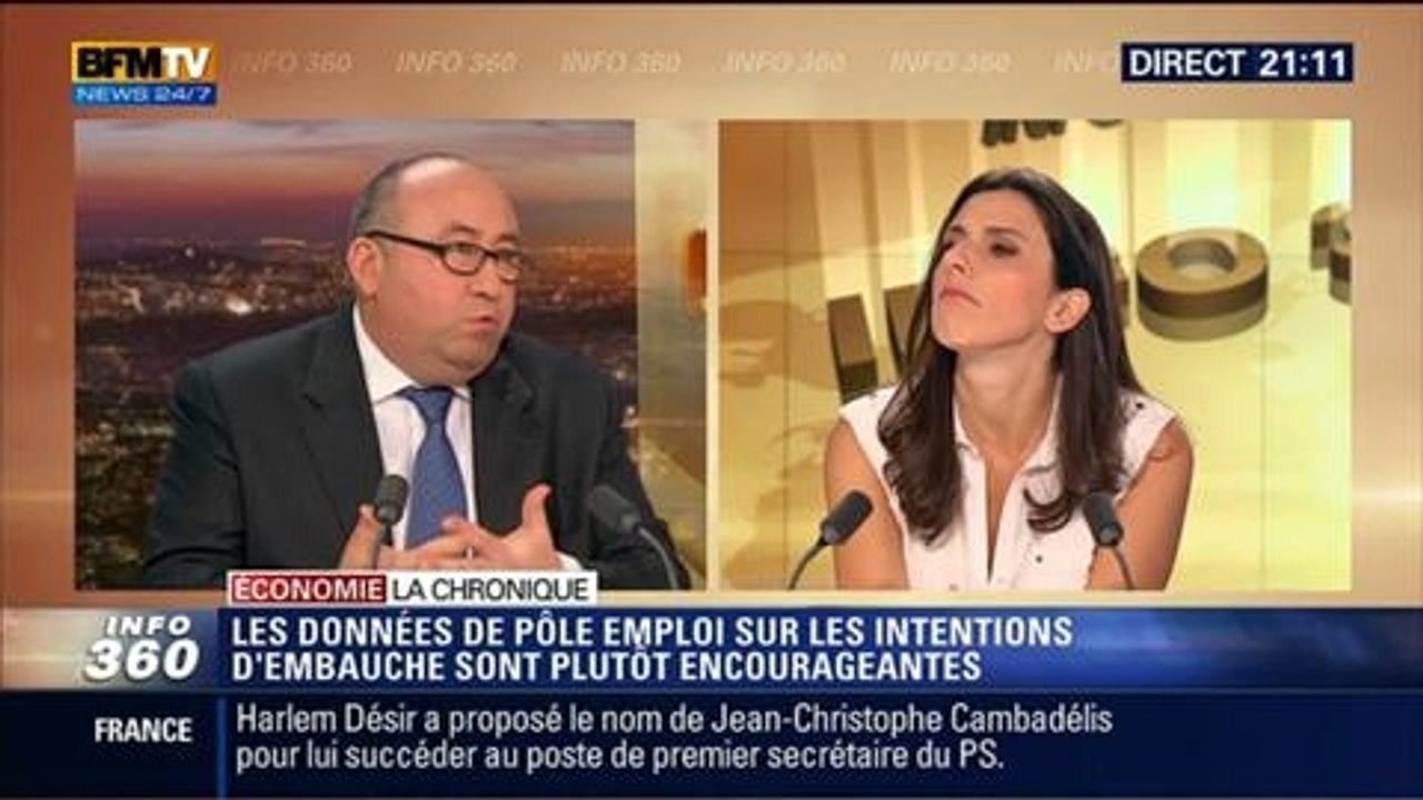 L'Éco du soir: Pôle Emploi: le nombre de projets de recrutements a augmenté de 5,4 % par rapport à 2013 - 09/04