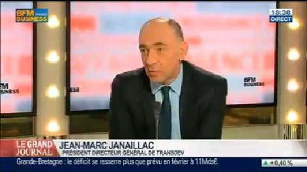Jean-Marc Janaillac, président directeur général de Transdev, dans Le Grand Journal - 09/04 3/4