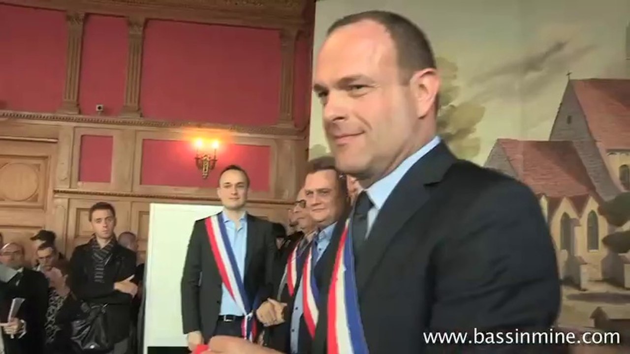 Hénin-Beaumont, l'installation du maire