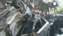 Homs is rocked by twin car bombs killing 21