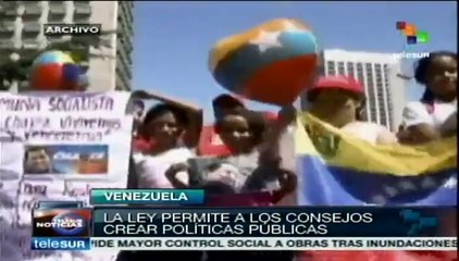 Se cumplen 8 años de promulgación de "Ley de Comunas" en Venezuela