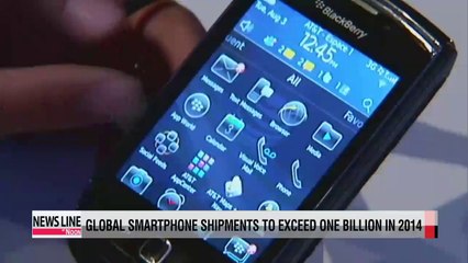 Global smartphone shipment to exceed one billion for first time in 2014 (2)