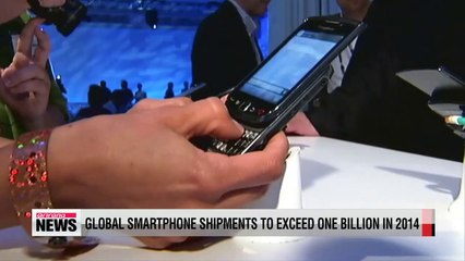 Global smartphone shipment to exceed one billion for first time in 2014