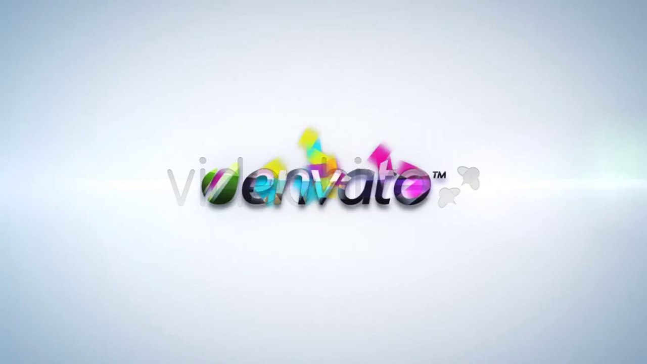 Colorful Lines - Elegant Logo Reveal with Flare - After Effects Template