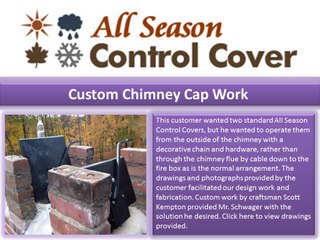 All Season Control Cover Chimney Cap