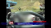 Choque entre auto y tráiler en La Oroya dejó cinco muertos
