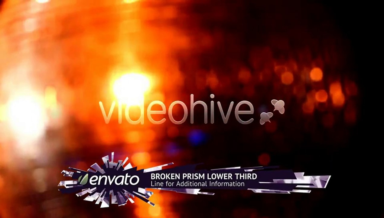 Broken Prisms Lower Third - After Effects Template