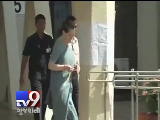Sonia Gandhi casts vote in Nirman Bhavan, Delhi - Tv9 Gujarati