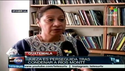 Jueza guatemalteca intenta revertir suspensión de sus labores