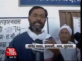 Yogendra Yadav voted for elections 2014