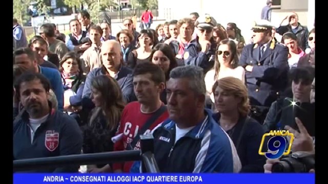 Andria | Consegnati alloggi IACP Quartiere Europa