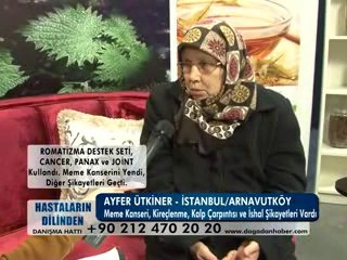 MEME KANSERİ - KİREÇLENME - KALP ÇARPINITIS - İSHAL