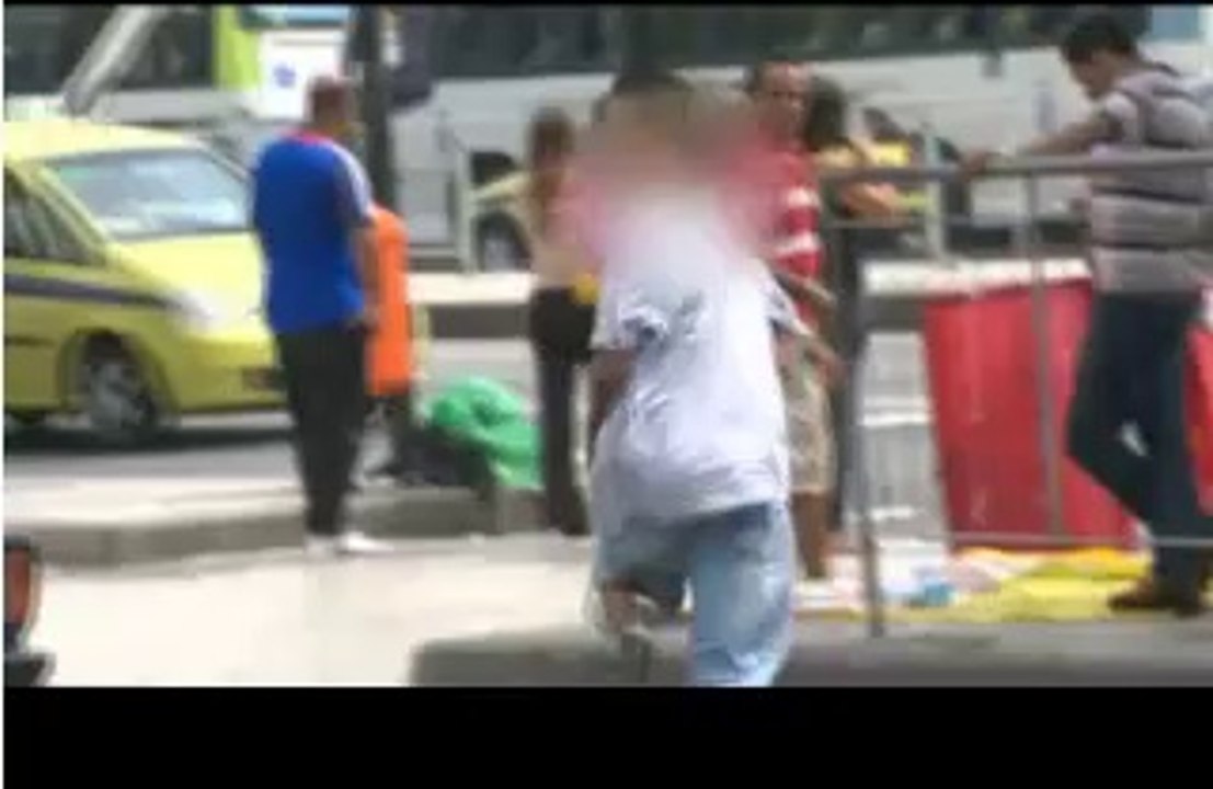 Mulher roubada ao vivo no JN