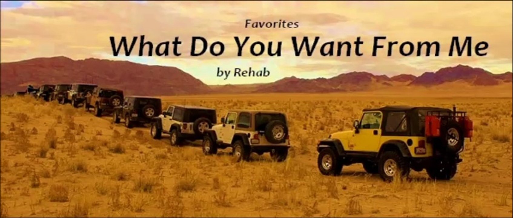 What Do You Want From Me by Rehab (Favorites)