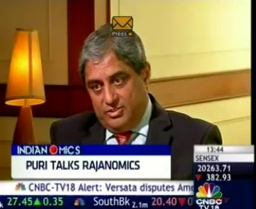 Mr Aditya Puri, MD, HDFC Bank - Interview on CNBC TV18