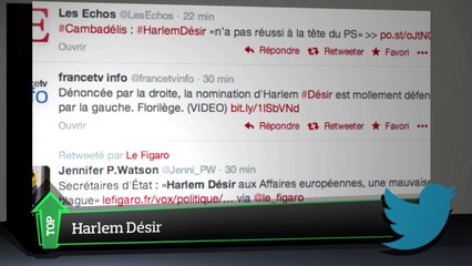 Top Média : Consternation sur Twitter après la nomination de Désir
