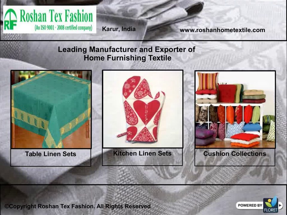Home Furnishing Textile - Roshan Tex Fashion