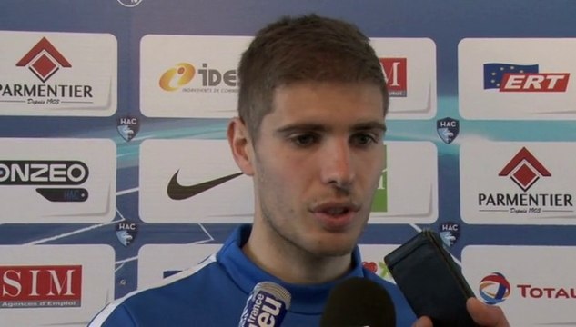 Avant Angers - HAC, interview de Maxime Le Marchand