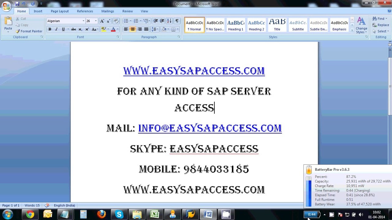 SAP FICA Server Access