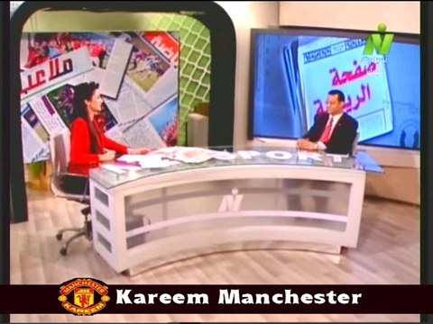 الاعلاميه هبه ماهر في صفحه الرياضه مع الكاتب الصحفي والناقد الرياضي ياسر تهامي 9 ابريل 2014