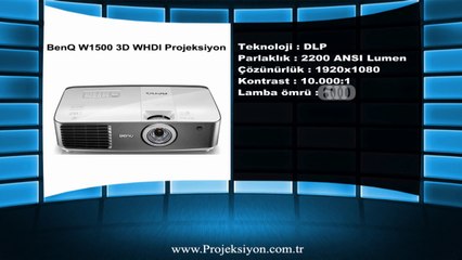 BenQ W1500 3D WHDI Projeksiyon