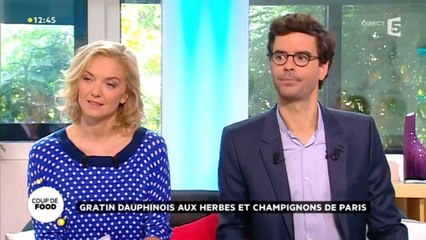 Gratin dauphinois gourmand aux champignons de Paris