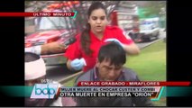 Miraflores: Choque entre cúster y combi de empresa Orión deja un muerto