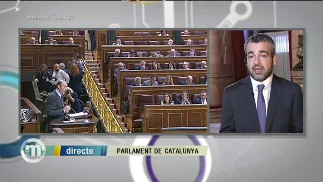TV3 - Els Matins - Maurici Lucena, PSC: No val anar al Congrés i dir: vull dialogar, amb la consu