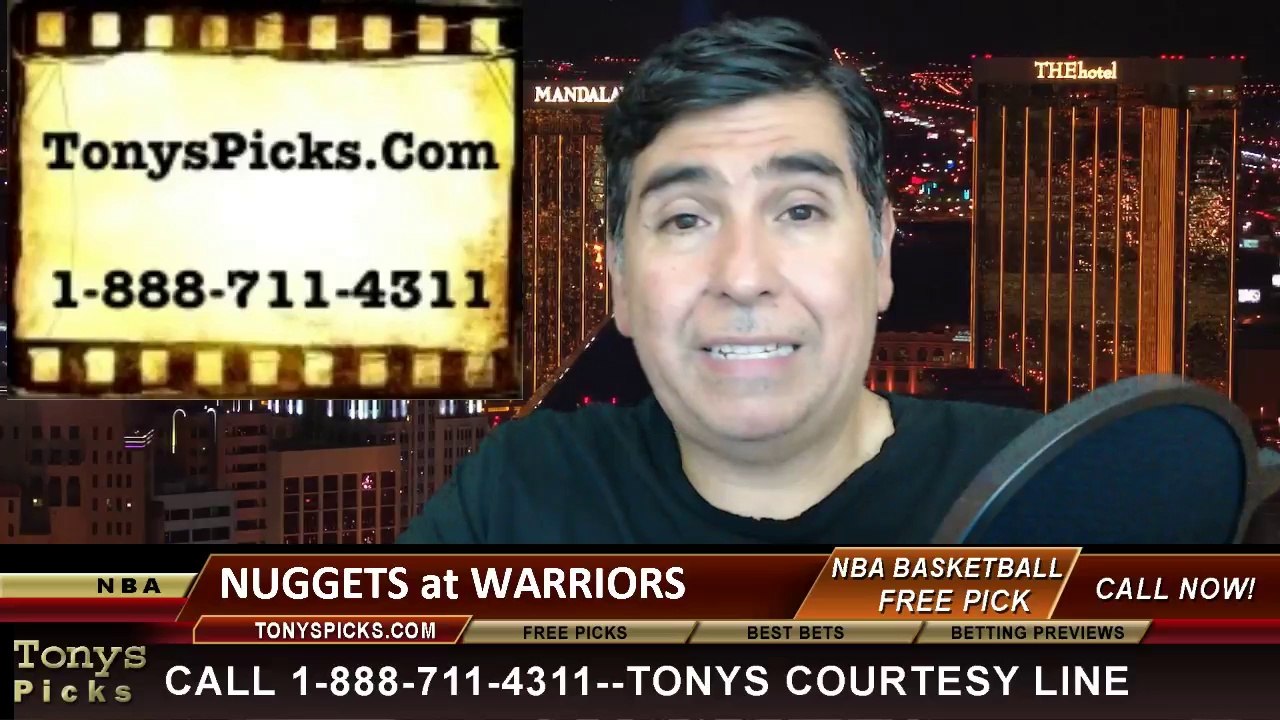 Golden St Warriors vs. Denver Nuggets Pick Prediction NBA Pro Basketball Odds Preview 4-10-2014