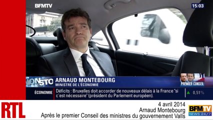 VIDÉO - Arnaud Montebourg : la voiture, sa nouvelle stratégie de communication