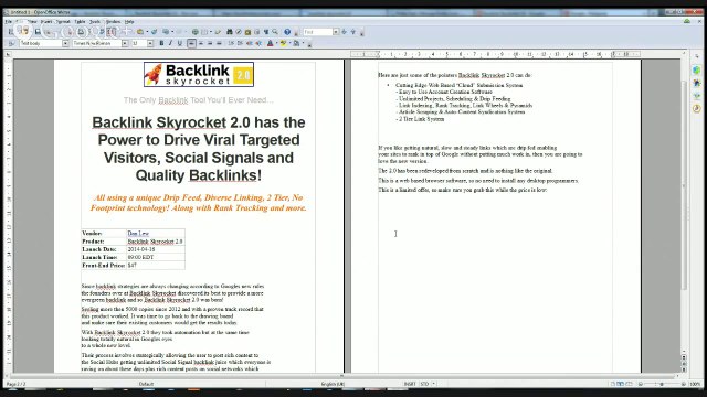 Backlink Skyrocket 2.0 another great product from Dan Lew