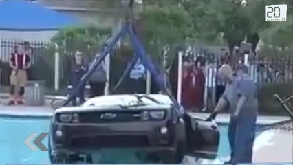 60 000$ jeté dans une piscine