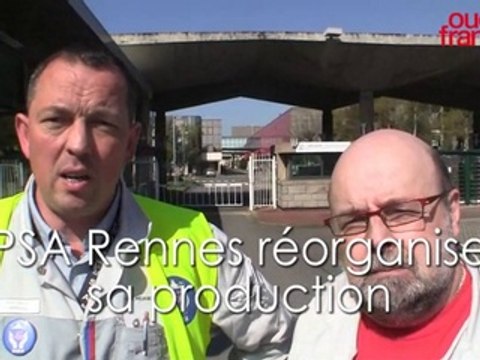 Réaction syndicats réorganisation production à Rennes PSA