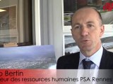 Réaction Bruno Bertin DRH réorganisation production à Rennes PSA