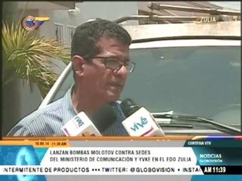Rechazan ataques contra sedes del Ministerio de Comunicación y Yvke en Zulia