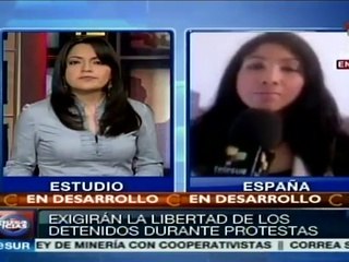 Se movilizan los españoles para repudiar la represión del Estado