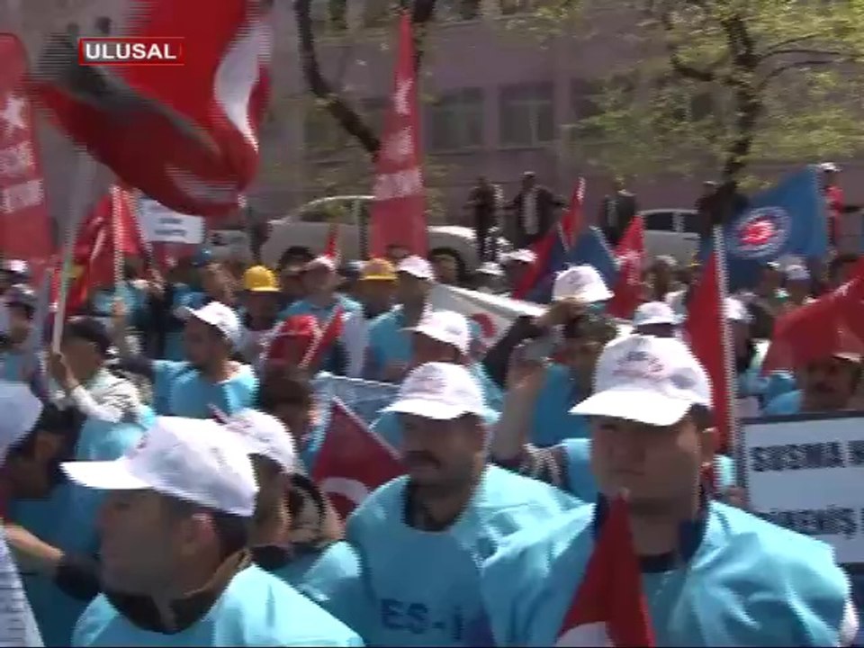 Ankara'da işçilere polis müdahalesi