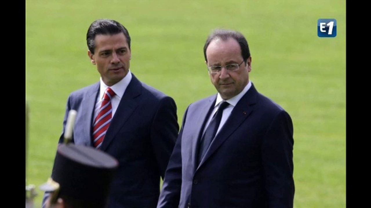 François Hollande  : "la mano , dans la mano, el corazon, con el corazon"
