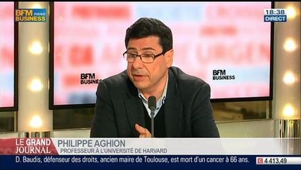 Philippe Aghion, professeur à l'université de Harvard, dans Le Grand Journal - 10/04 3/5