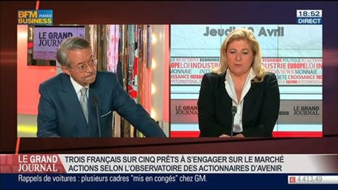 Philippe Marini, président de la Commission des Finances du Sénat et sénateur UMP de l'Oise, dans Le Grand Journal - 10/04 5/5