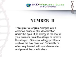 get rid of under eye circles