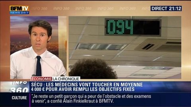 L'Éco du soir: Les médecins généralistes toucheront une prime de performance de 4000 € de la part de la Sécurité Sociale - 10/04
