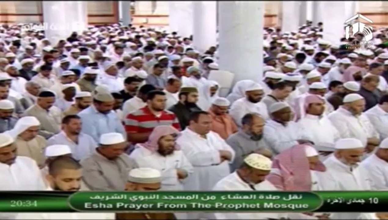 10th April 2014 Madeenah 'Isha led by Sheikh Thubayty