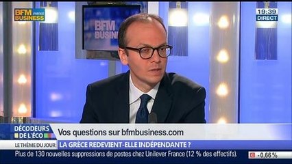 La Grèce redevient-elle indépendante ?, dans Les Décodeurs de l'éco - 10/04 2/5