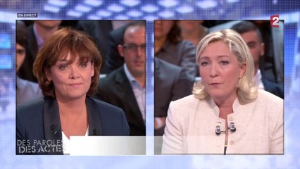 Le Pen : "Si l'UMP et le PS étaient bons, le FN n'existerait pas"