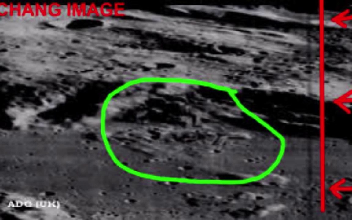 Ay�daki uzaylı binaları, üsleri, terk edilmiş uzaylı şehirleri ve