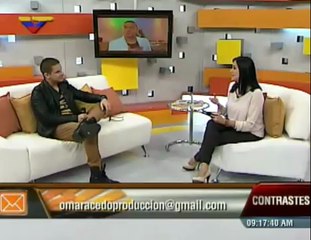 (Vídeo) Omar Acedo fue un placer grabar un tema para la reconciliación en mi país
